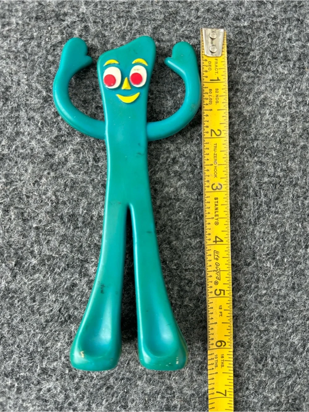 Vintage Gumby Bendable Rubber Action Figure Retro Toy 6